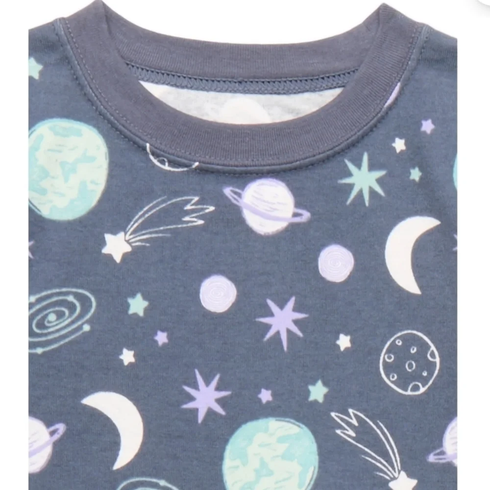 Wonder Nation Cosmic Blue and Purple Pajama Set- Size 18Mos NWT